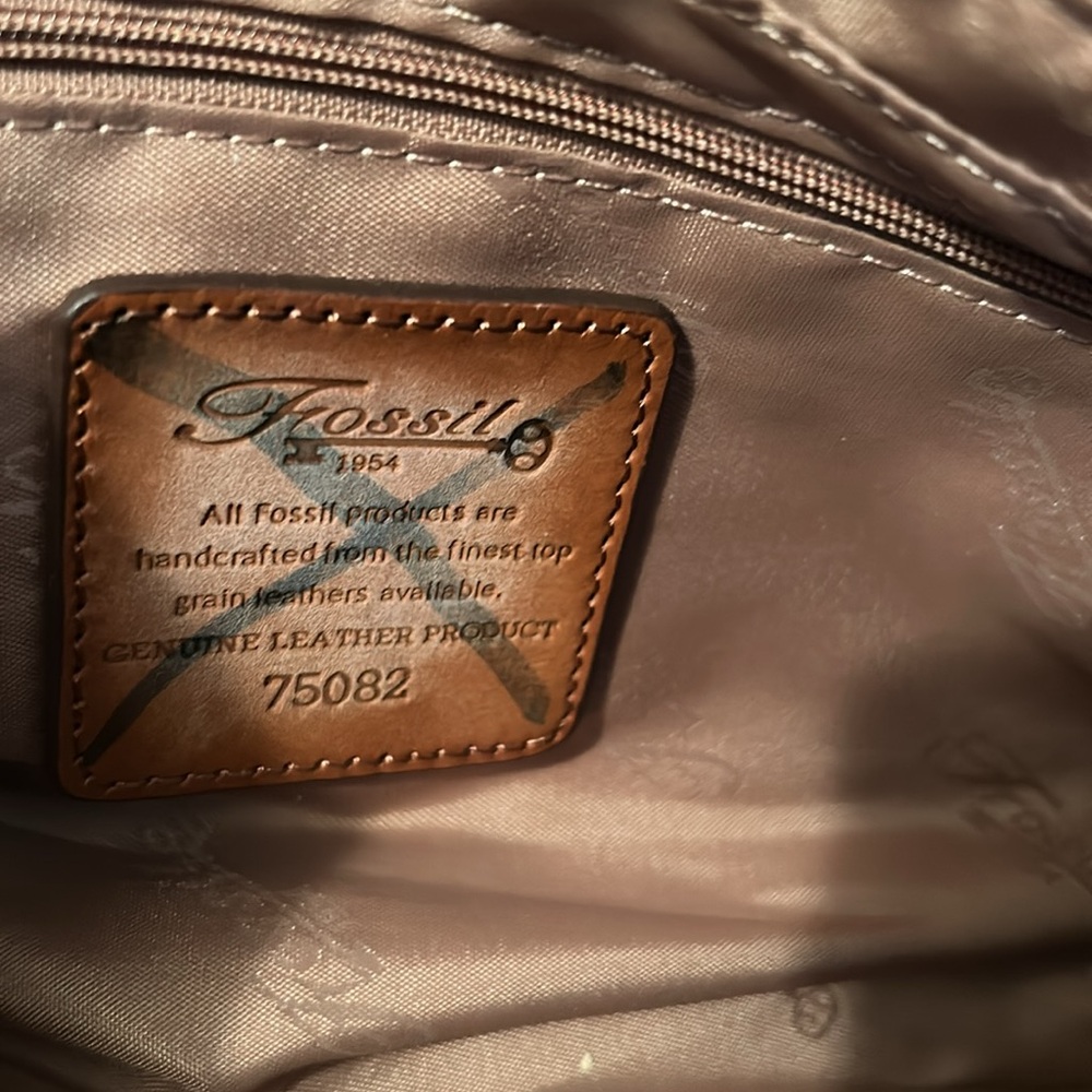 FOSSIL Patchwork Leather Handbag - Picture 6 of 6